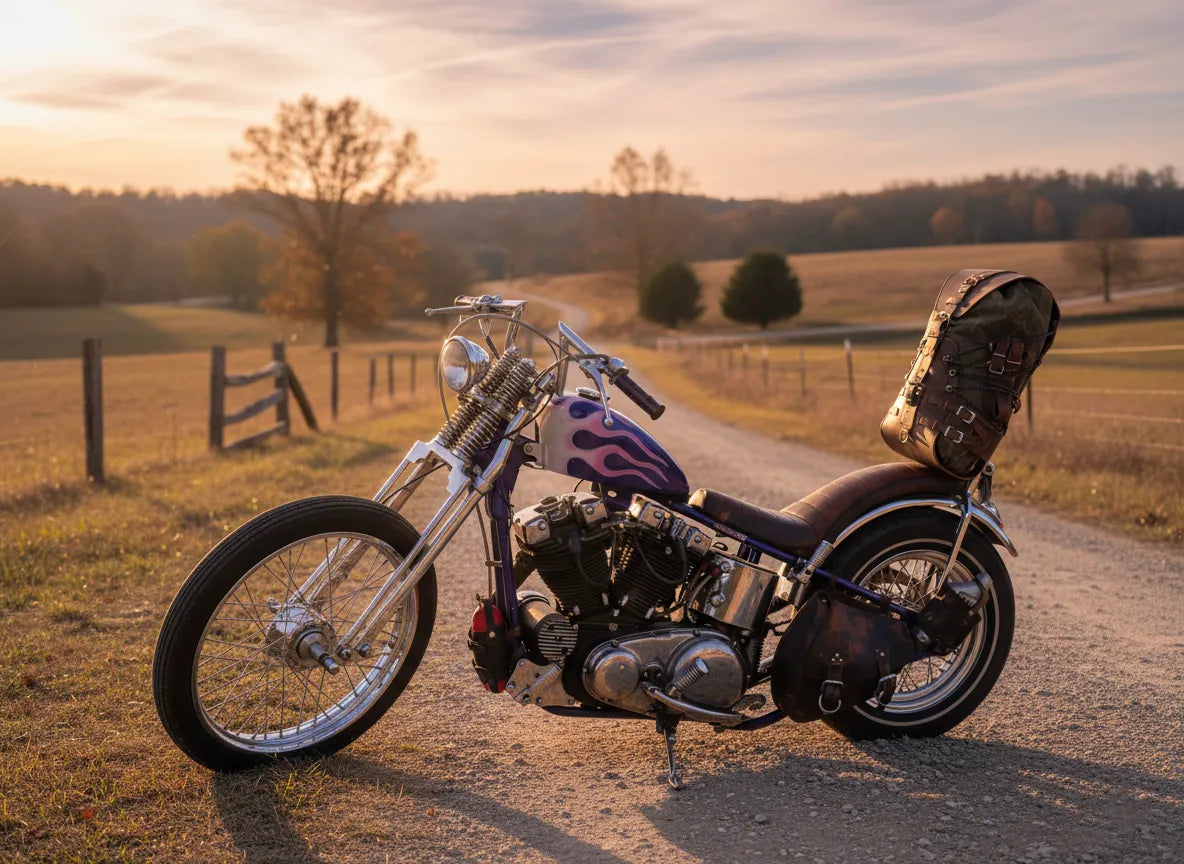 The Ultimate Sissy Bar Bag: Why We Built a Leather & Waxed Canvas Hybrid That Converts to a Backpack
