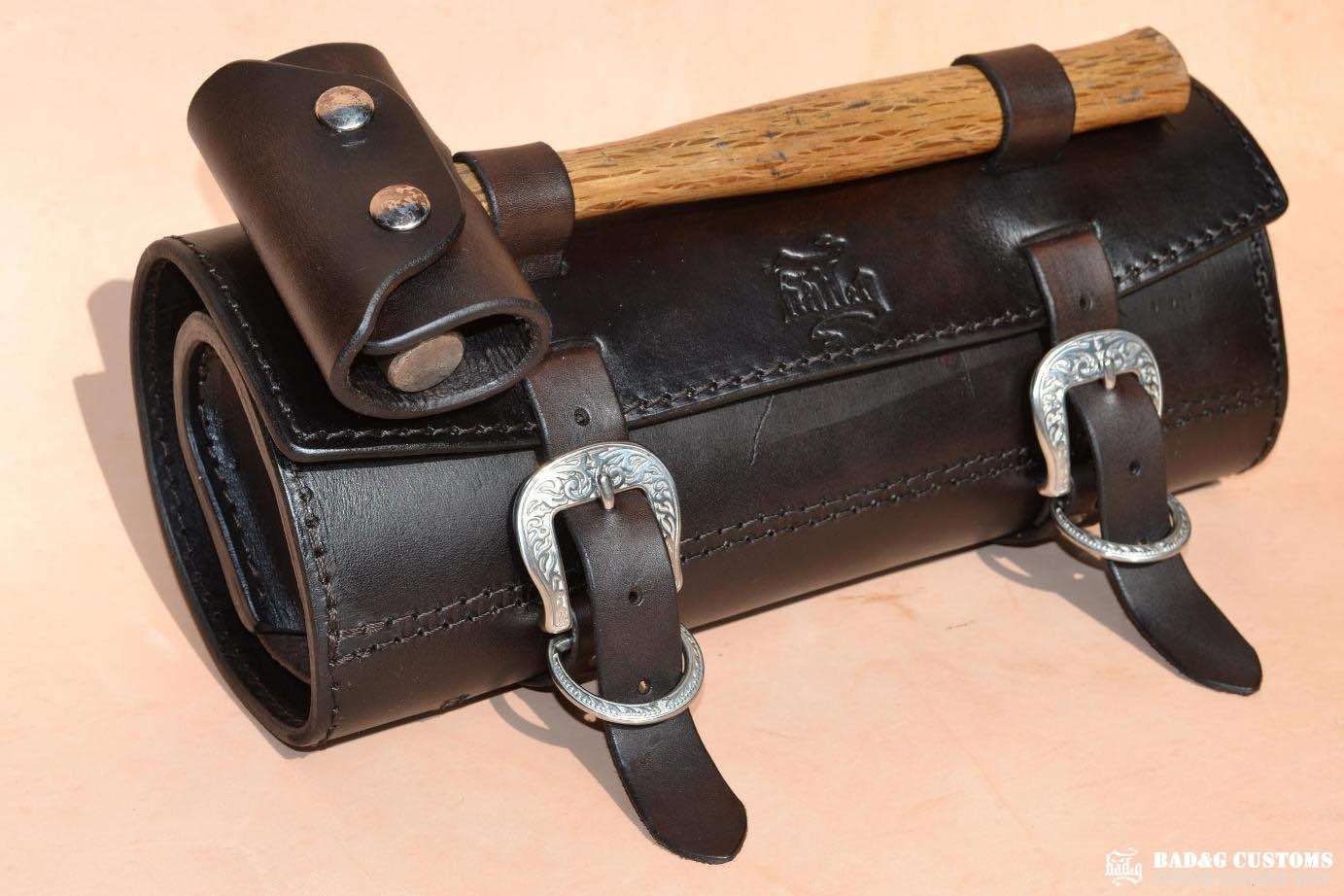 Cannonball Motorcycle Race 2012 Seat and Saddlebags Set - Doug Wothke #88