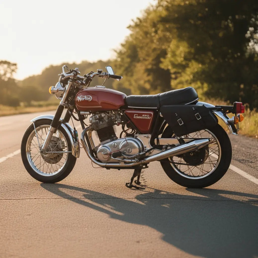 Norton Commando Left Side Solo Bag - NCL01