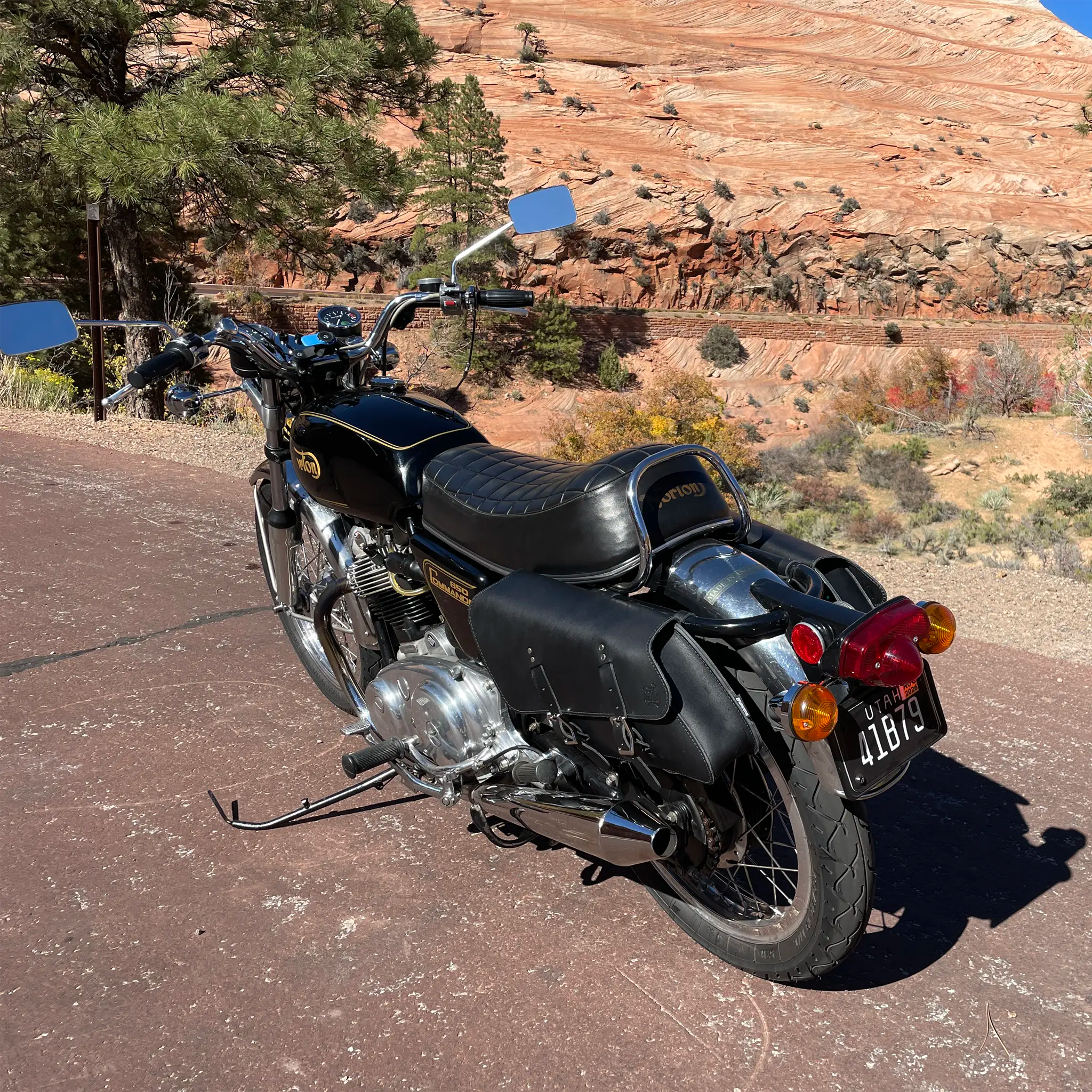 Norton Commando Right Side Solo Bag - NCR01