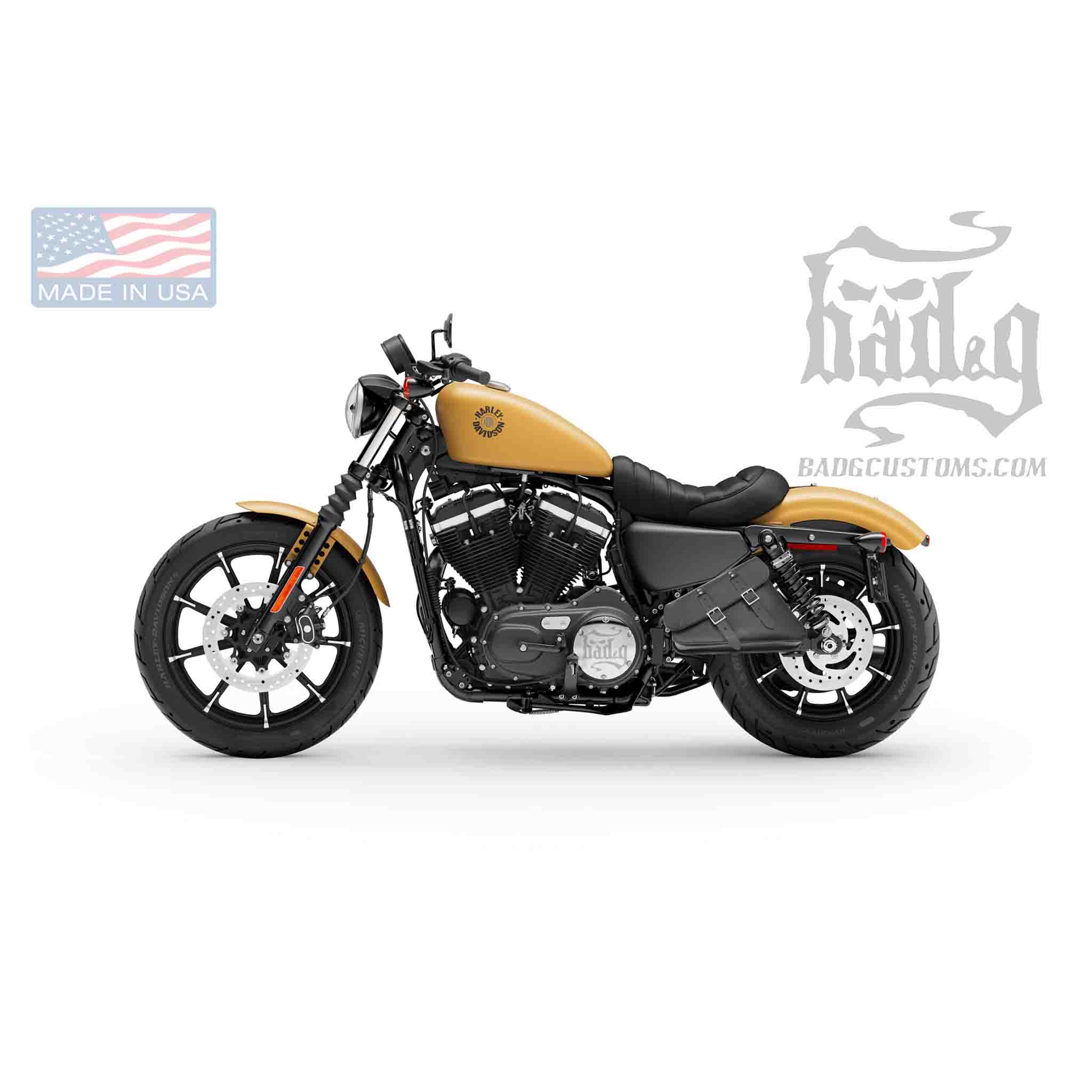 Upgrade your Harley-Davidson® Sportster with the SL01 Left Side Solo Bag. Hand crafted in USA with premium leather and top quality hardware. Durable and stylish, it's the perfect fit for your motorcycle.