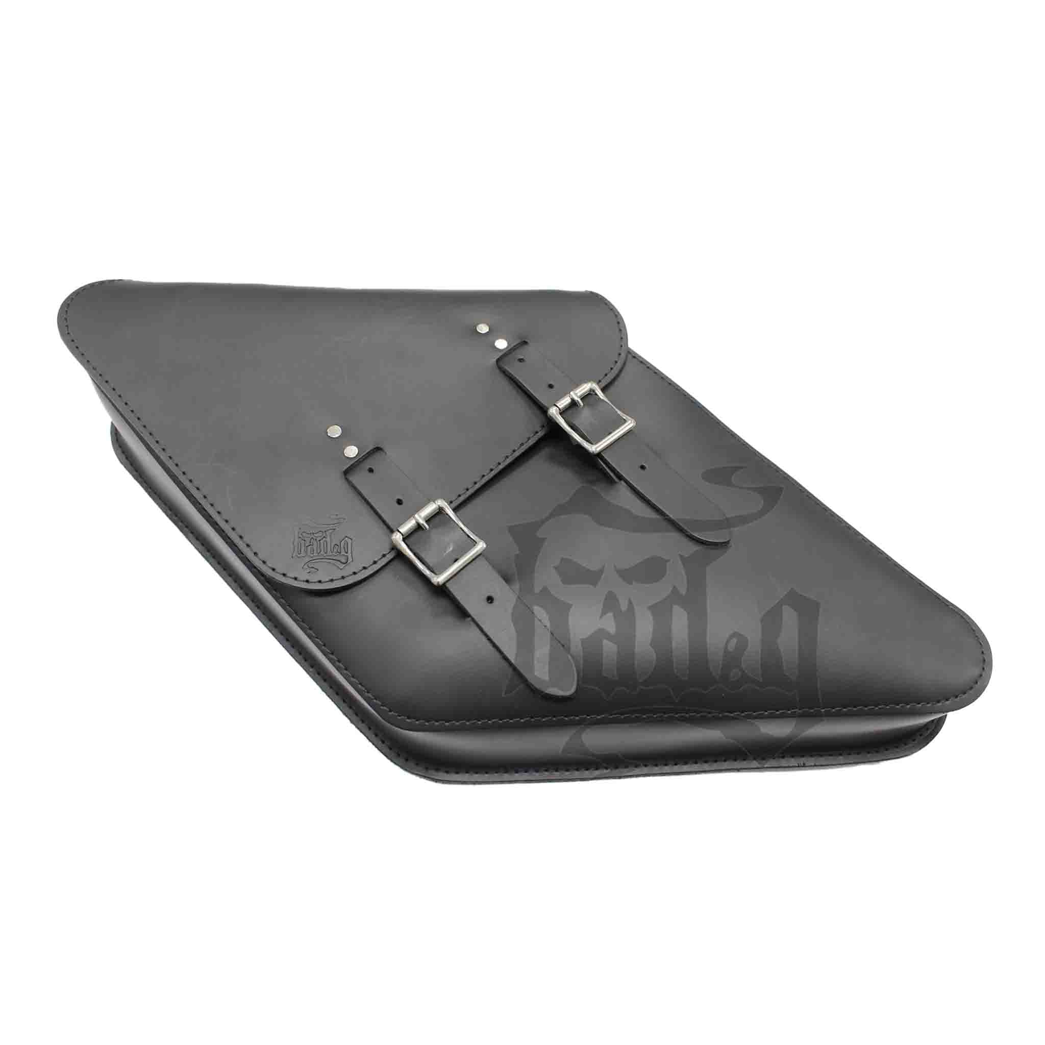 Upgrade your Harley-Davidson® Dyna with the DL05 Dyna Left Side Solo Bag. Hand crafted in USA with premium leather and top quality hardware. Durable and stylish, it's the perfect saddlebag for your motorcycle.