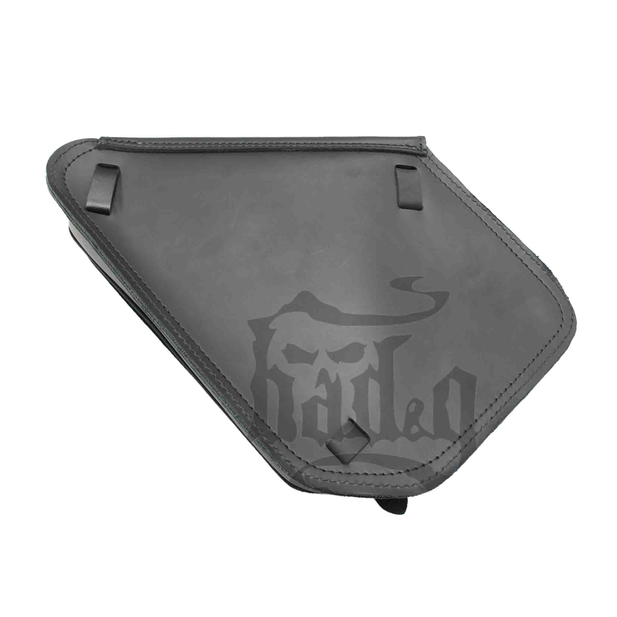 Upgrade your Harley-Davidson® Dyna with the DR02 Dyna Right Side Solo Bag. Hand crafted in USA with premium leather and top quality hardware. Durable and stylish, it's the perfect fit for your motorcycle.