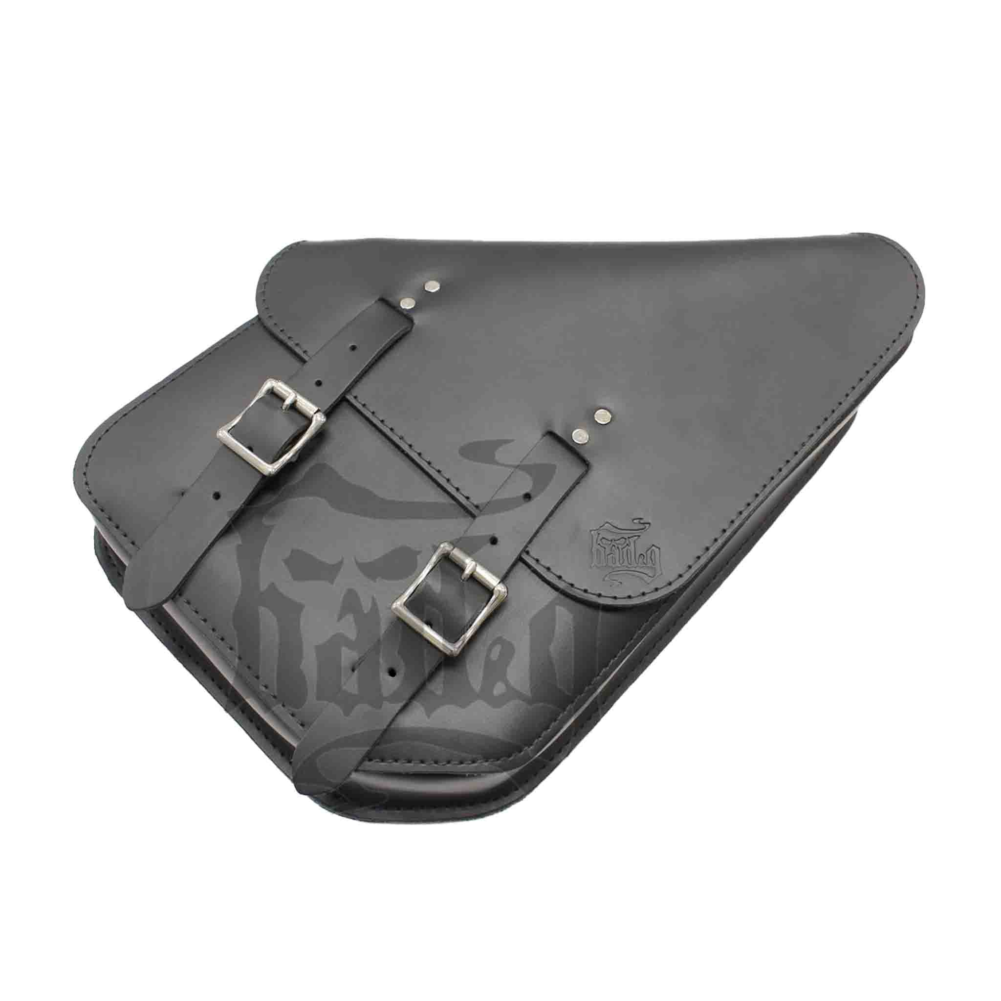 Upgrade your Harley-Davidson® Dyna with the DR02 Dyna Right Side Solo Bag. Hand crafted in USA with premium leather and top quality hardware. Durable and stylish, it's the perfect fit for your motorcycle.