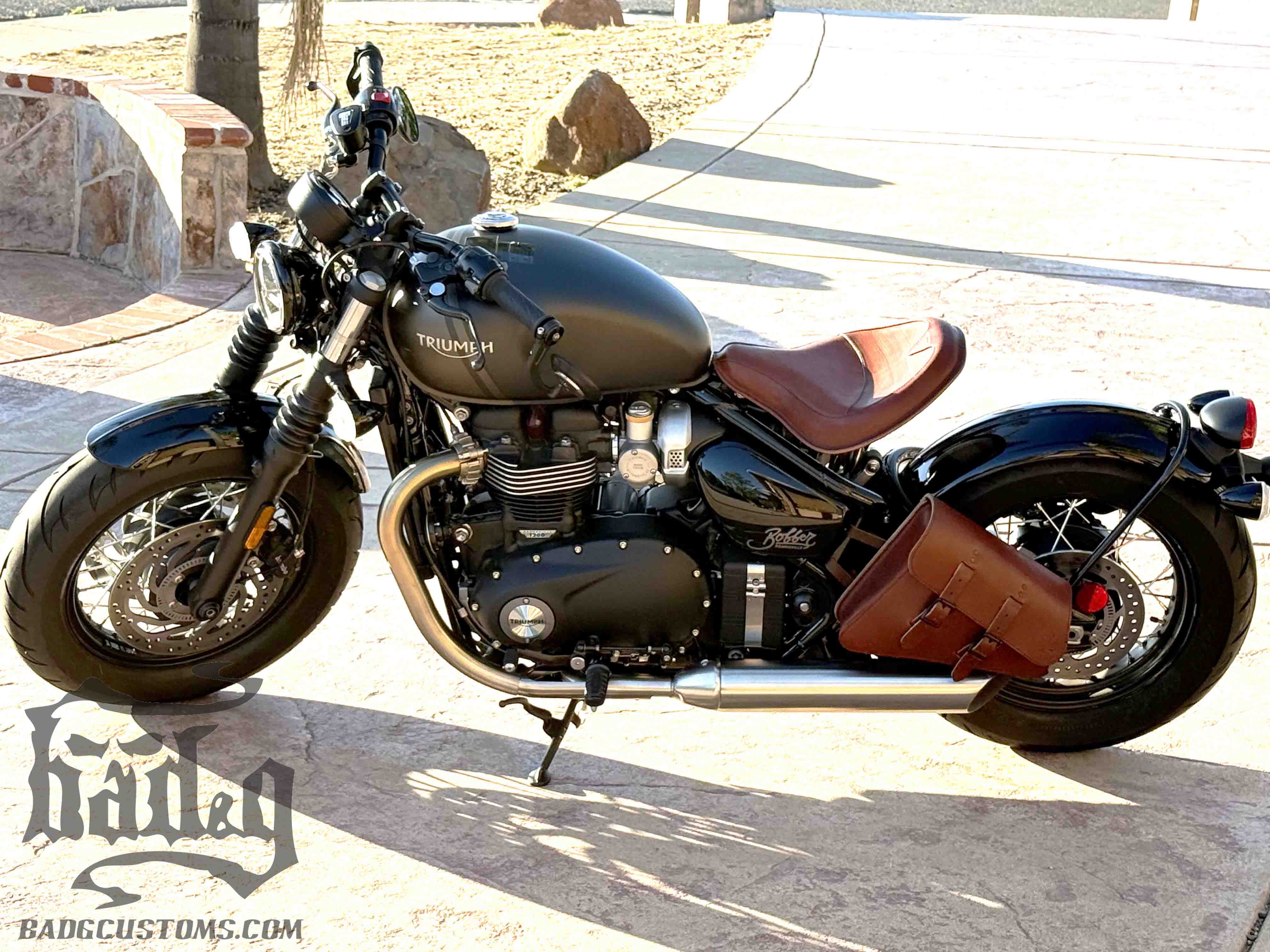 Triumph Bonneville Bobber Custom Seat