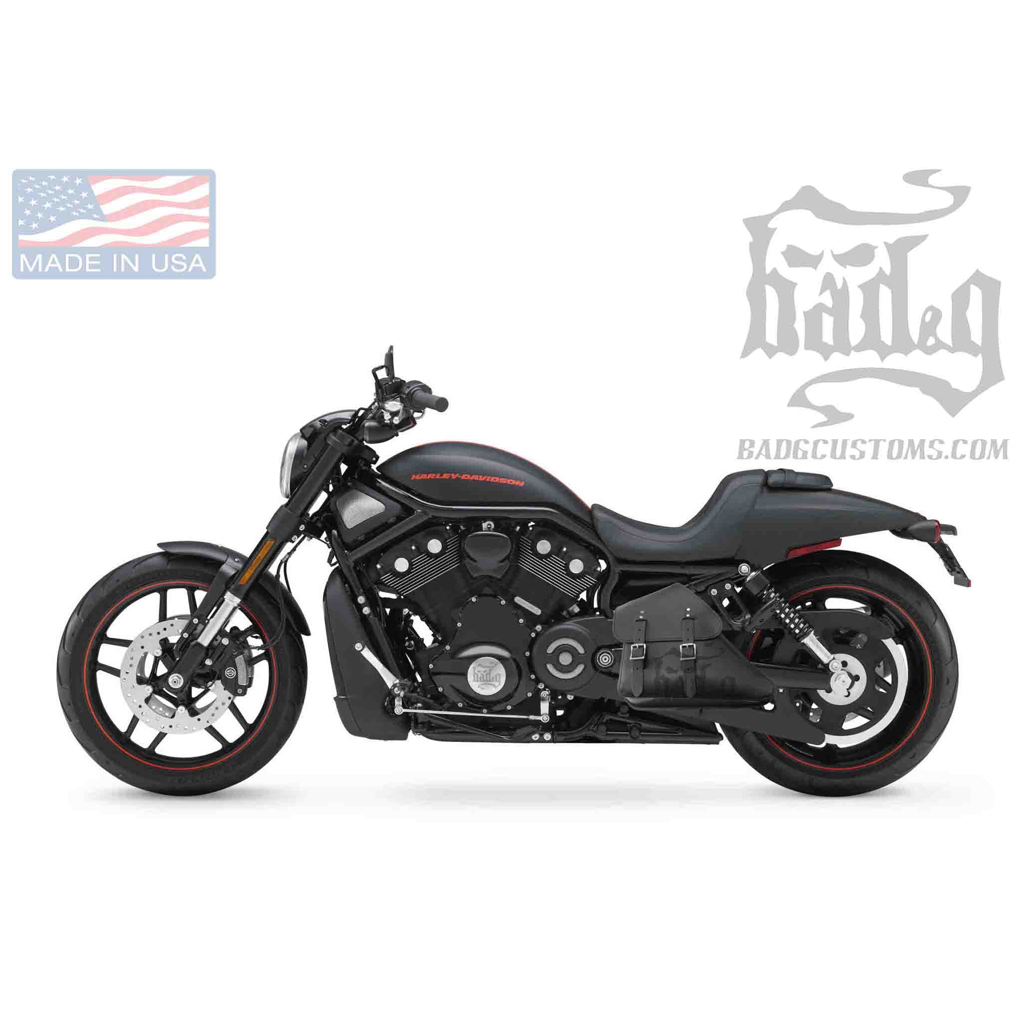 Upgrade your Harley-Davidson® V-Rod® with the VRL031 V-Rod® Left Side Solo Bag. Hand crafted in USA with premium leather and top quality hardware. Durable and stylish, it's the perfect fit for your motorcycle.